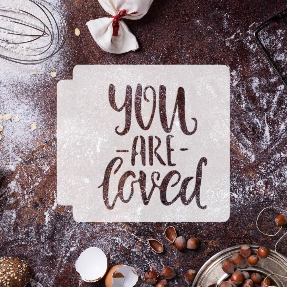 You are Loved 783-E435 Stencil