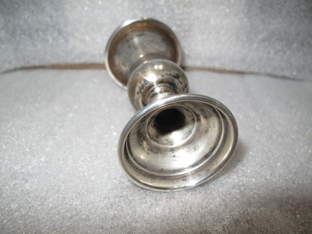 Vintage Sterling Silver Chased Footed Kiddush Cup