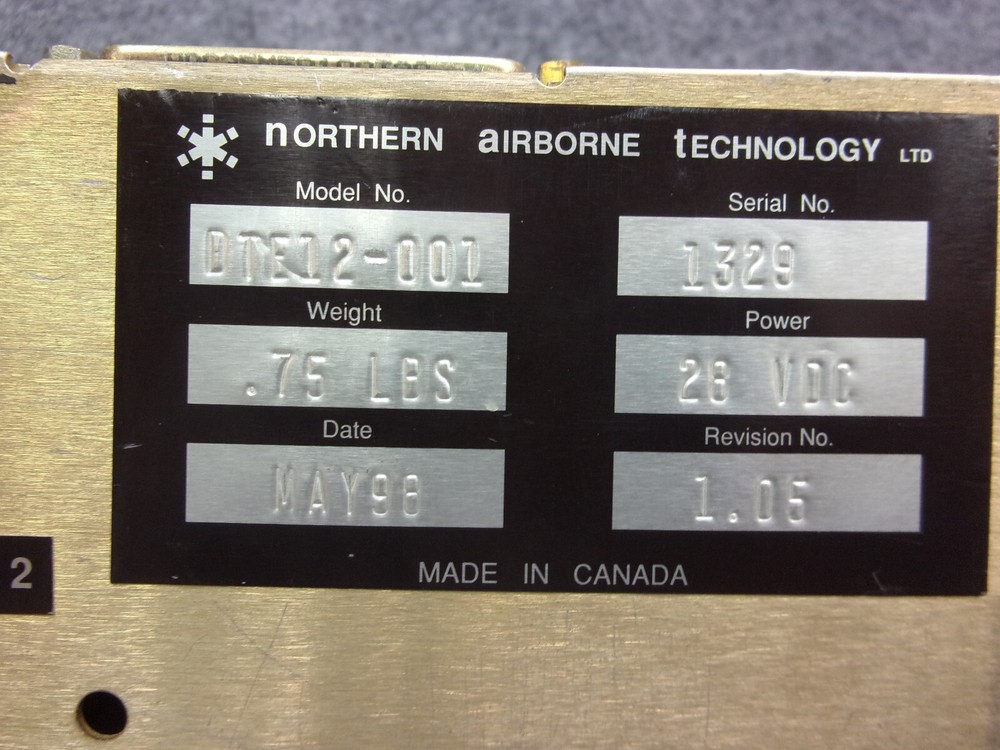 NAT DTMF Tone Encoder Data Entry Keypad P/N DTE12-001