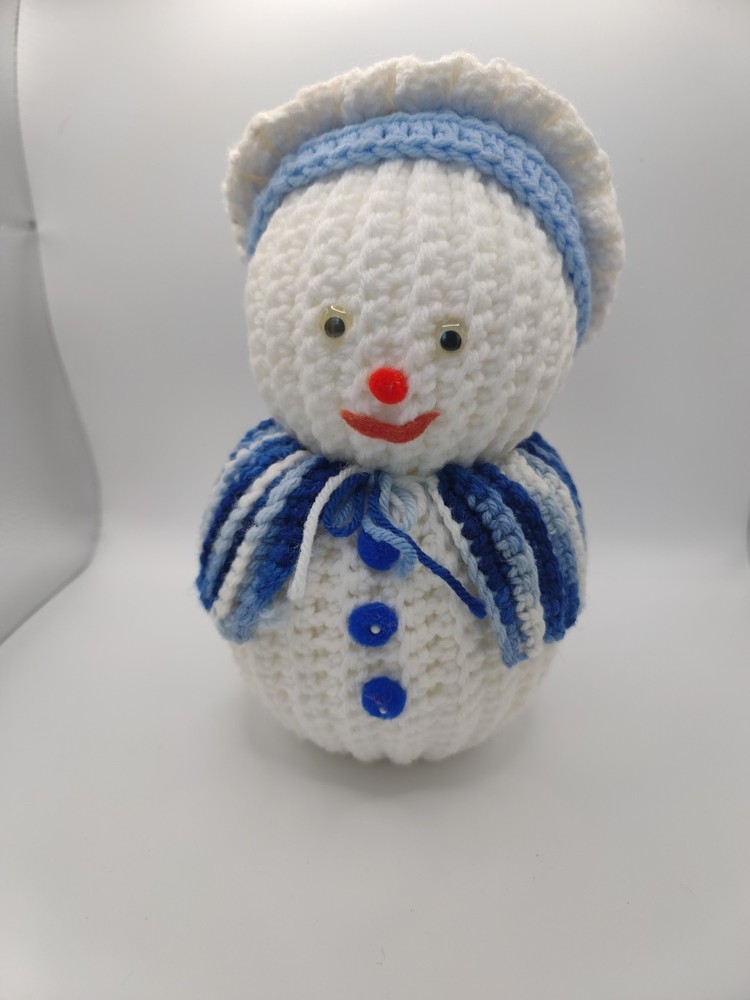 Hand Made Crochet Snowmen