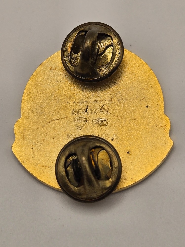 2 Vintage Army 9th Support Command DUI Pins NS Meyer NY