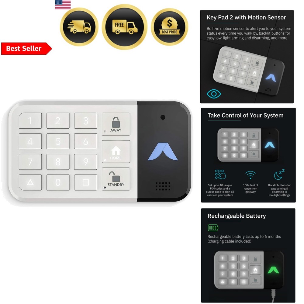 Home Security Keypad Motion Detection Alarm System Control 40 Pins
