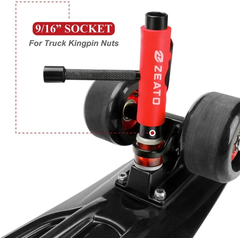 Skate Tool Multi Function T Tool Allen Key Phillips Screwdriver