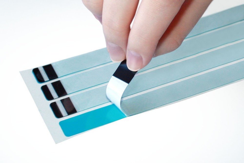 Set of 4 Pull tabs stretch release adhesive strips tape LCD screen without tabs