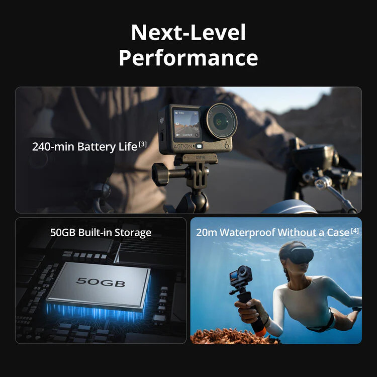 Osmo Action 6 Standard Combo 8K Action Camera