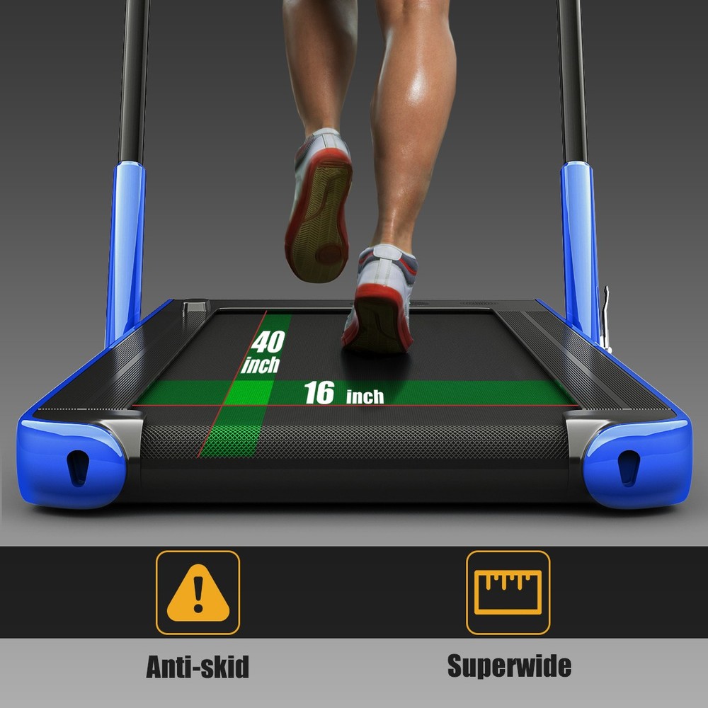2.25HP 2 in 1 Folding Under Tbale Treadmill W/Remote Control Speaker
