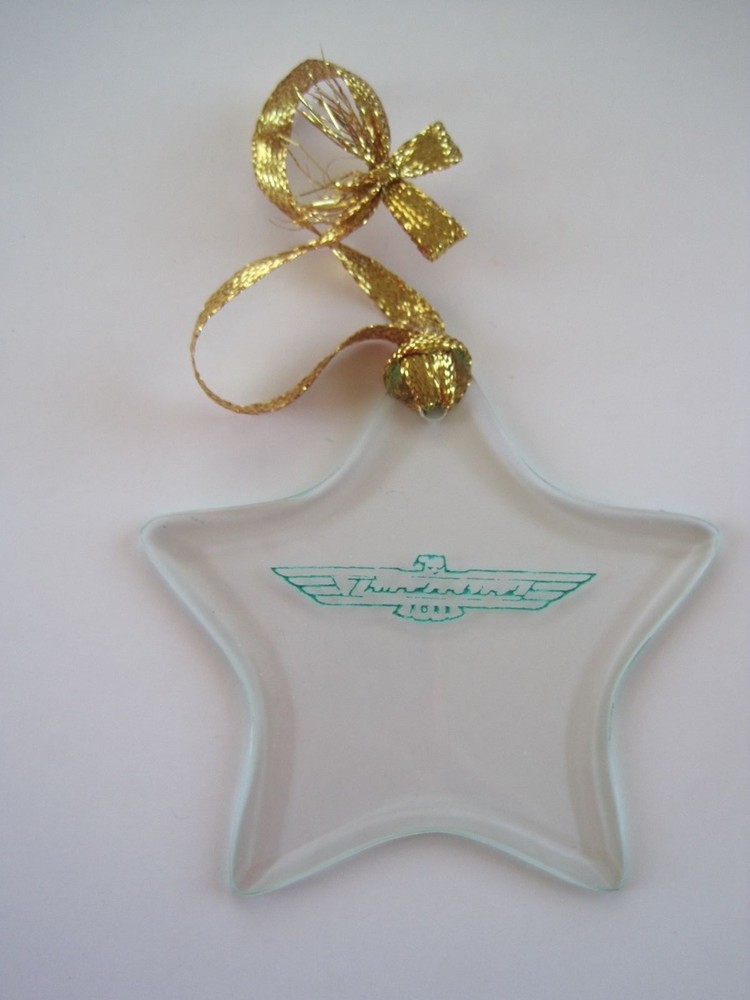 Ford Thunderbird Plastic Christmas Ornament 3 3/4"