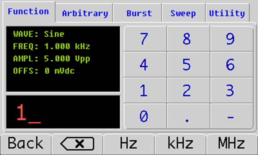 Mini PC-Based Signal Function Arbitrary Waveform Generator 10MHz 3'' TFT LCD USB