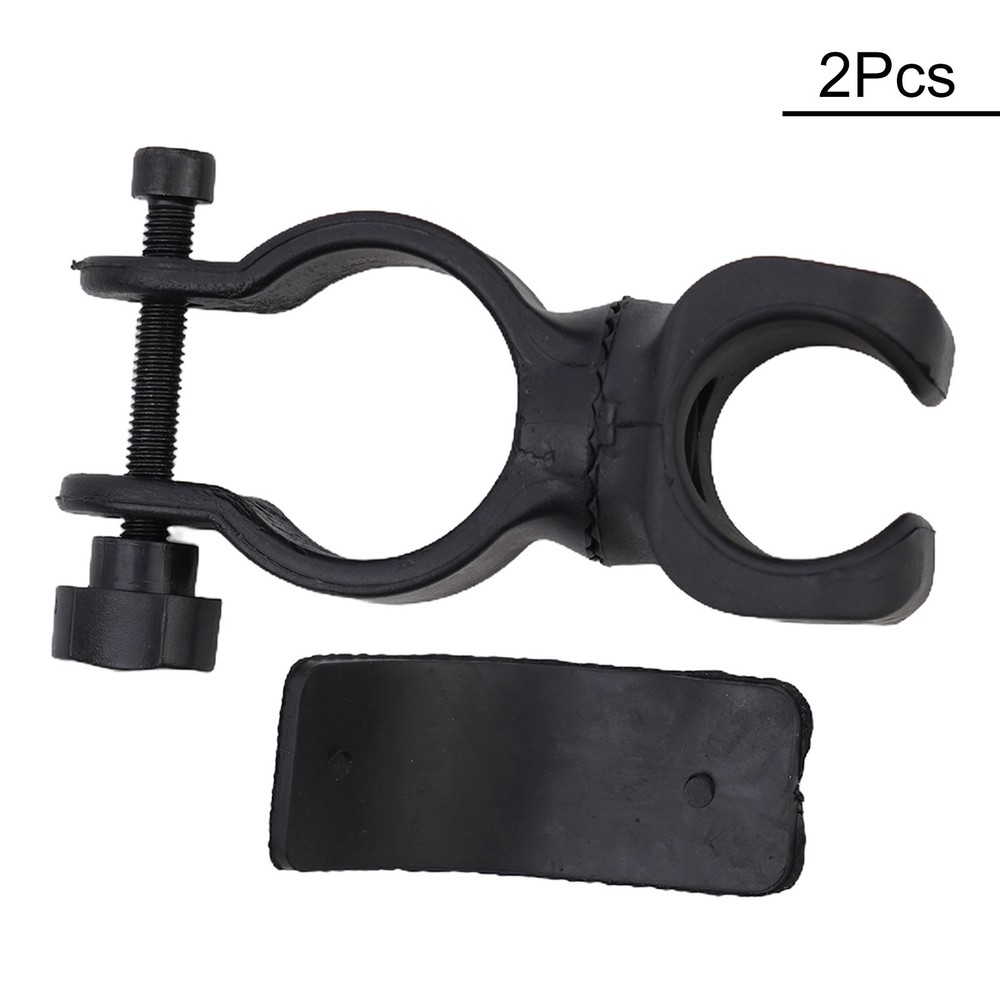 Flashlight Holder TPR+plastic Rotation Black Expandable High Quality