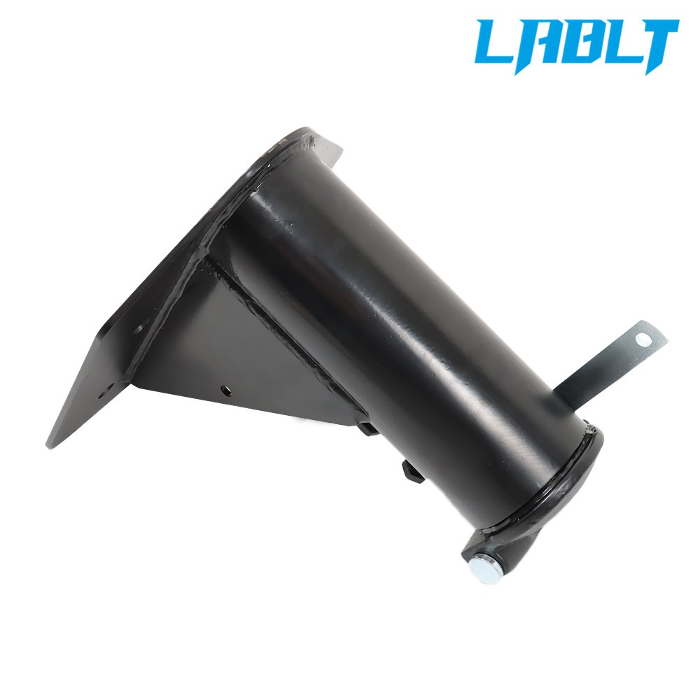 12" -17" Adjustable Forward Offset 5th Wheel Adapter Hitch to Gooseneck Black