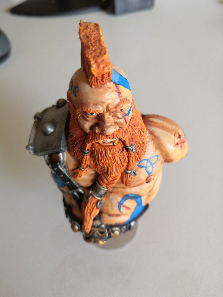 Pro Painted Blood Bowl Troll Slayer Bust