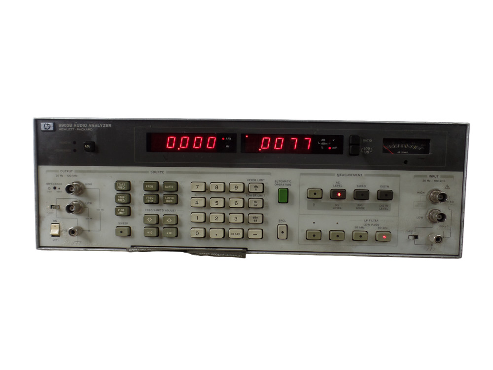 HP 8903B Audio Analyzer - Free Shipping