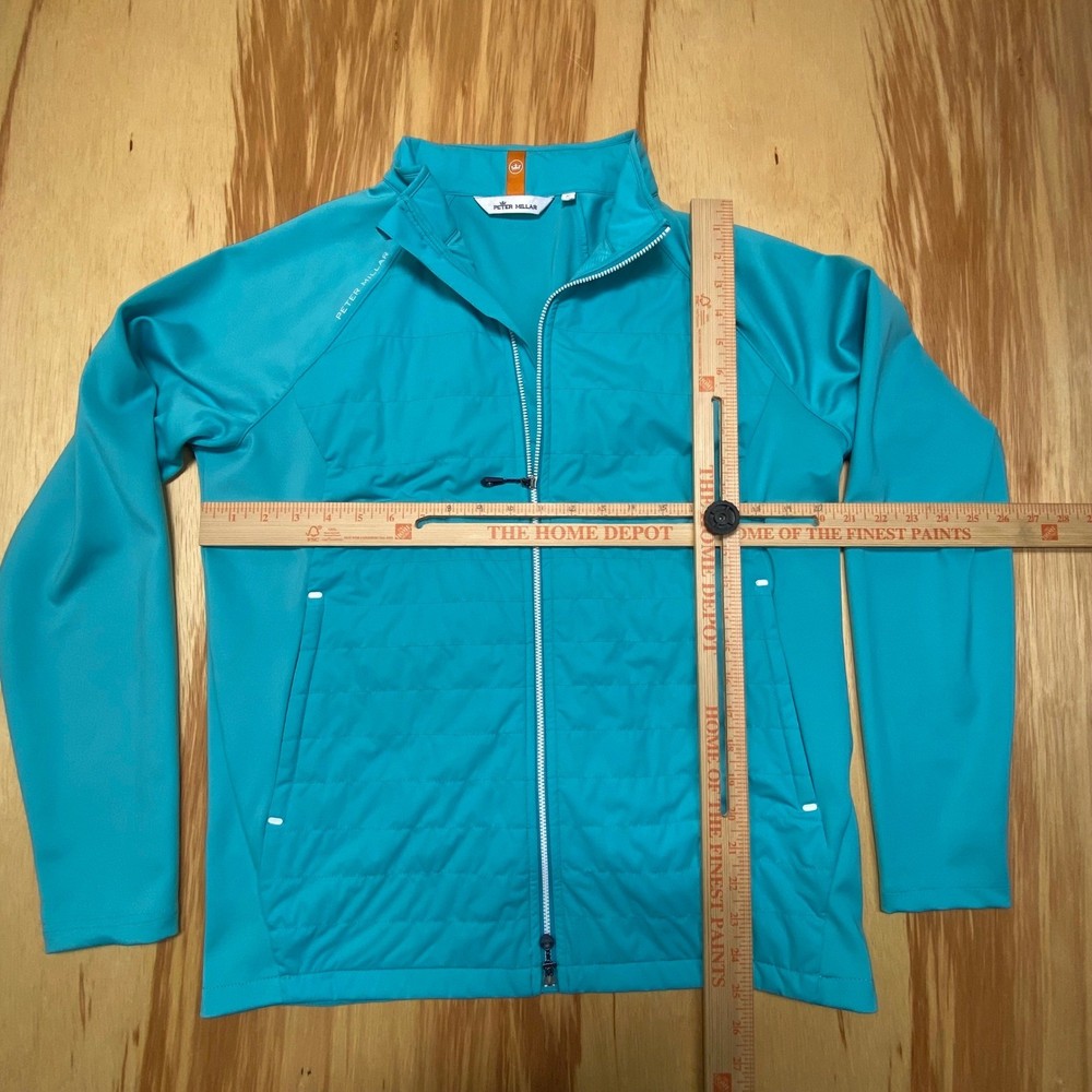 Peter Millar Hyperlight Merge Jacket Coral Blue Men's Medium Performance Golf