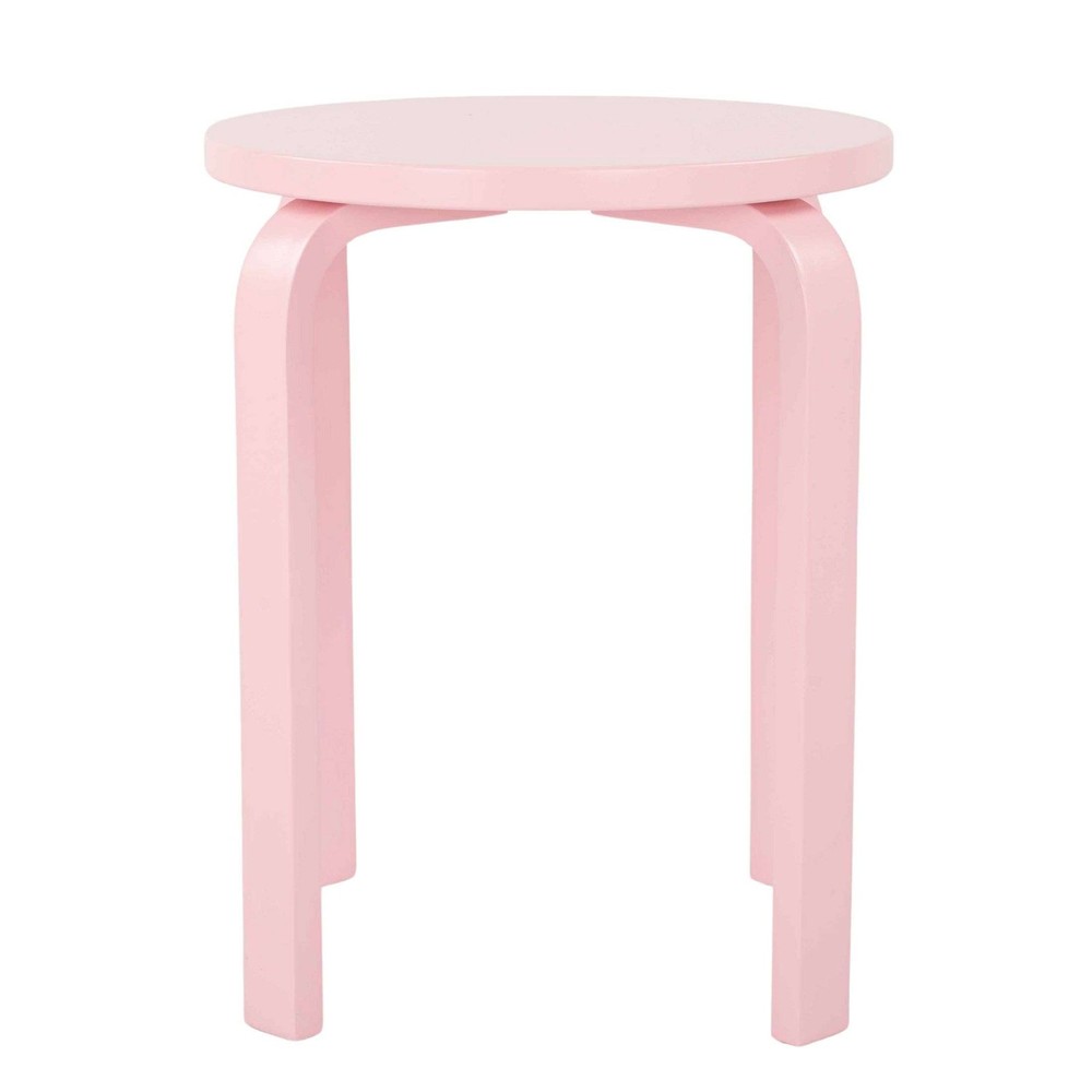 Wood Nightstand Side Table Blushing Rose
