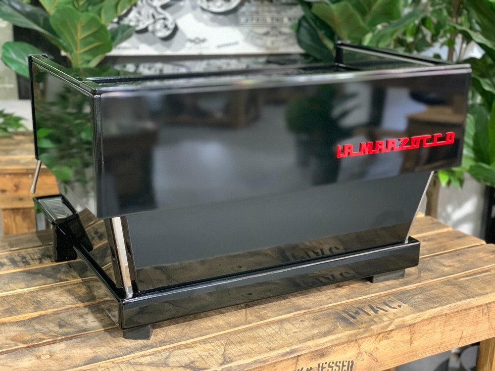 LA MARZOCCO LINEA CLASSIC CUSTOM GLOSS BLACK 2 GROUP ESPRESSO COFFEE MACHINE