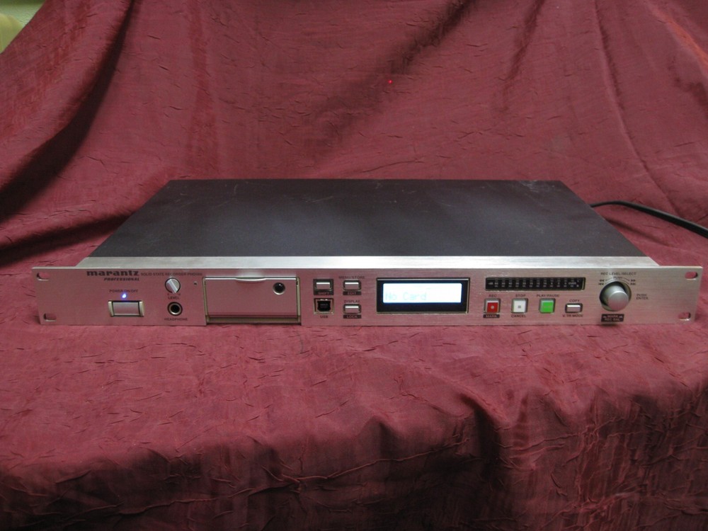 MARANTZ PROFESSIONAL PMD560 RACKMOUNT SOLID STATE CF CARD COMPACT FLASH RECORDER