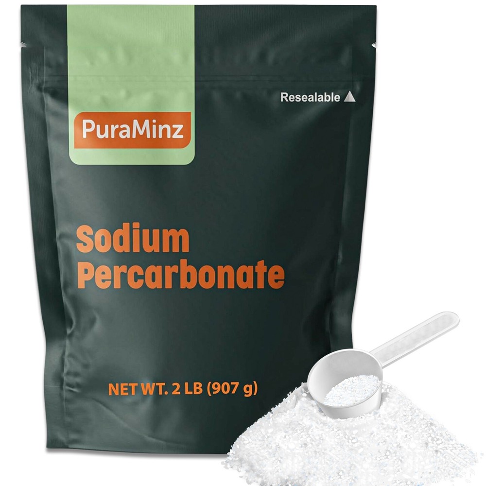 Sodium Percarbonate - 2 lbs- Multi-Purpose Cleaner, Color Safe Oxygen Bleach