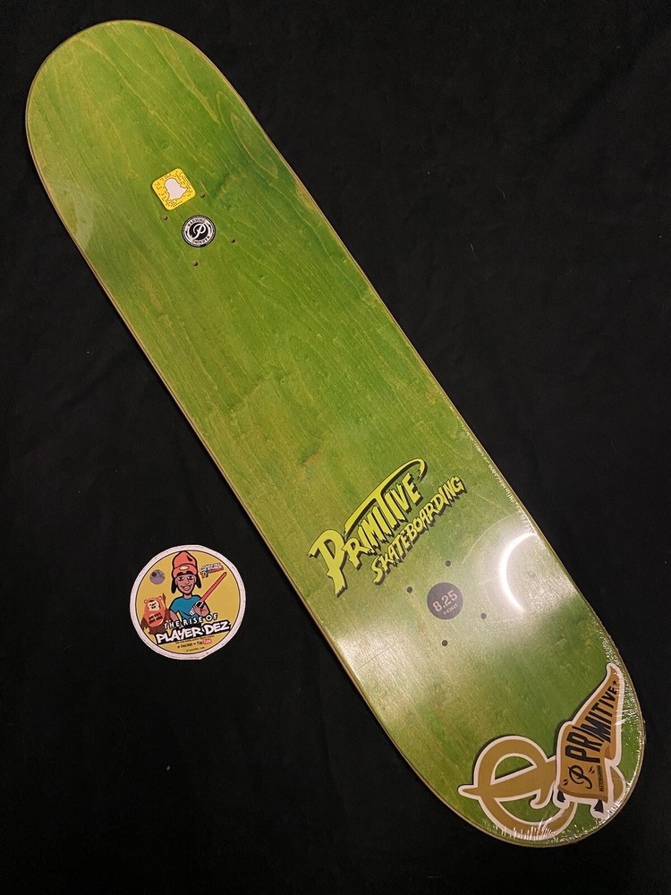 RARE SIGNED Primitive Street Fighter Blanka Skateboard Deck Carlos Ribeiro GITD
