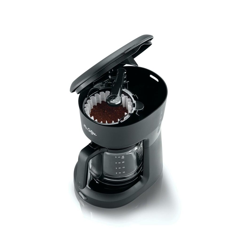 Mr. Coffee® 5-Cup Mini Brew Switch Coffee Maker, Black 5-Cup,