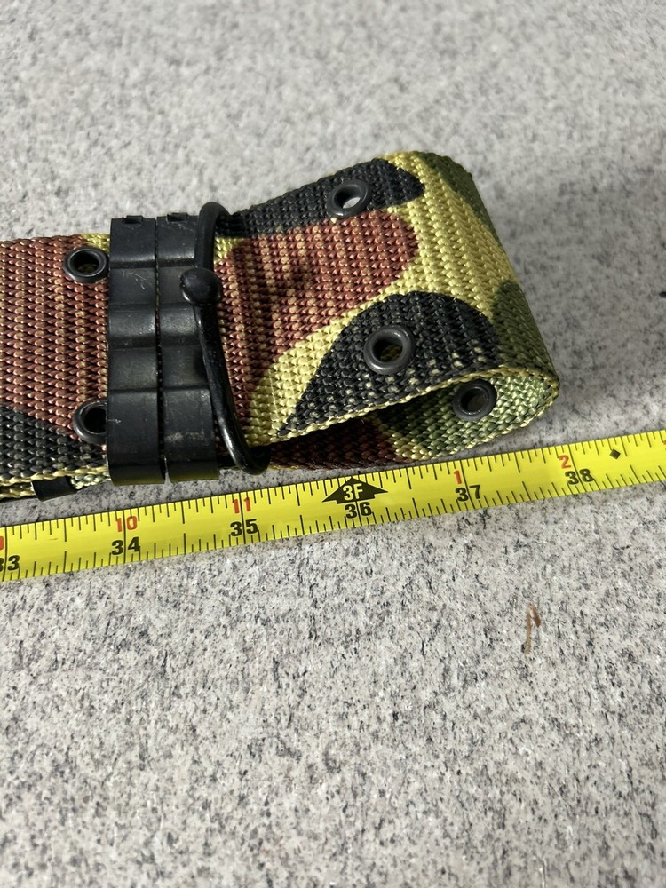 New Military Webbing Belt Olive Adjustable 38”