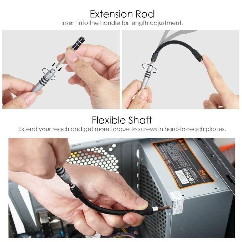 80 Piece Precision Repair Tool Kit Electronics Screwdriver Computer Smartphone