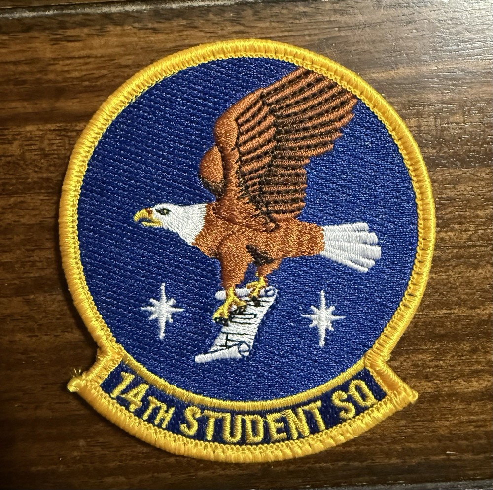 USAF 14th Student Squadron Patch Columbus AFB Eagle Stars Pilot Training
