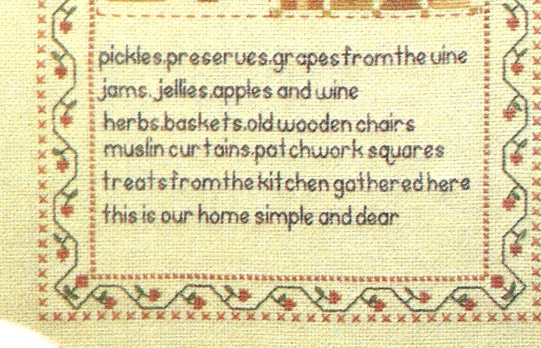 This Is Our Home...Simple and Dear Sampler Cross Stitch Pattern CHART pages