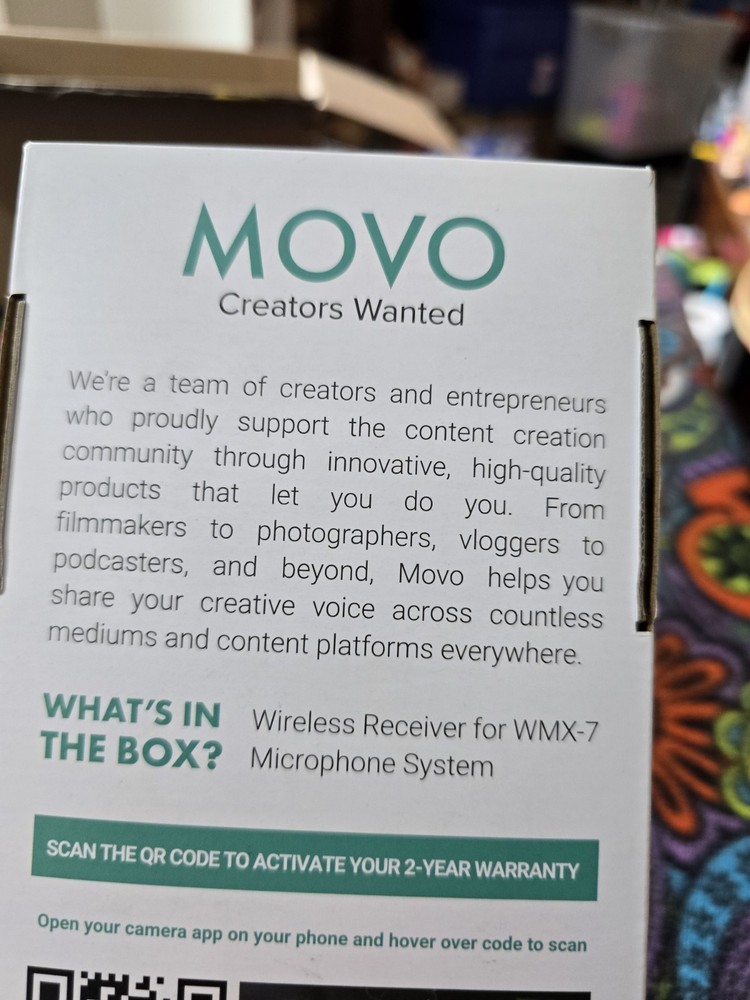 Wireless Receiver WMX-7 Microphone System New