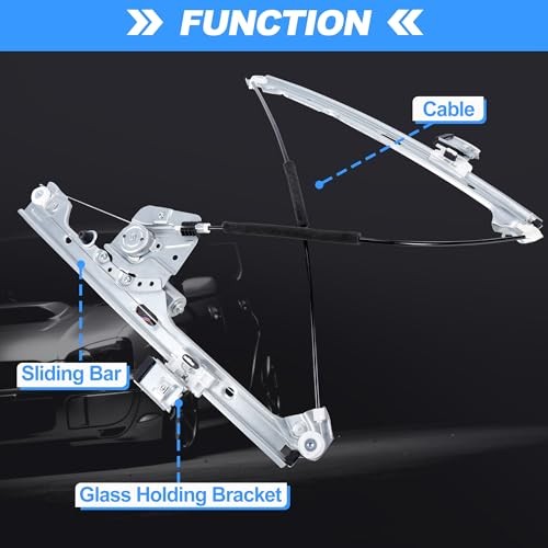 19012 Window Regulator Compatiable with Chevy 2007-2013 Silverado Front Left