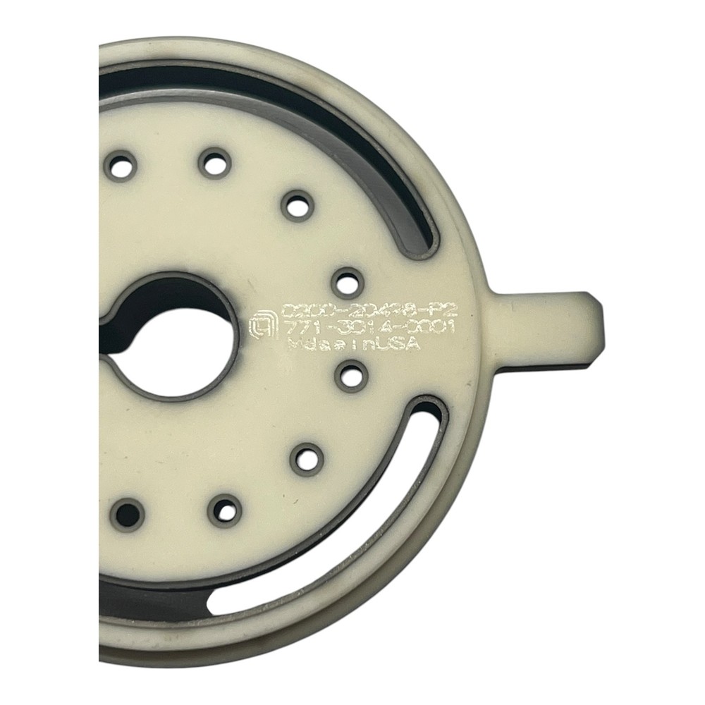 APPLIED MATERIALS 0200-20498 CERAMIC CHAMBER RING WAFER PROCESS ETCH CVD TOOL