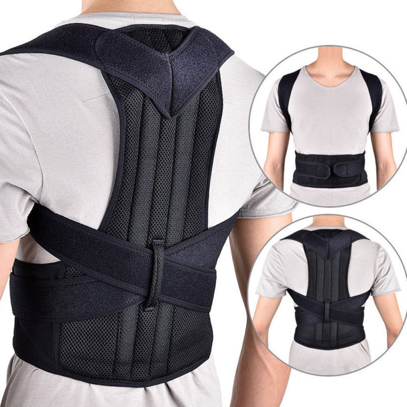 Adjustable Posture Corrector Back Shoulder Support Correct Brace Belt Men Women