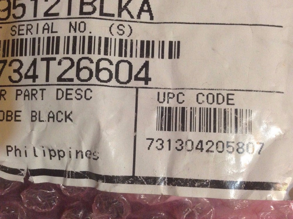 0G-9512TBLKA Temp Probe Black