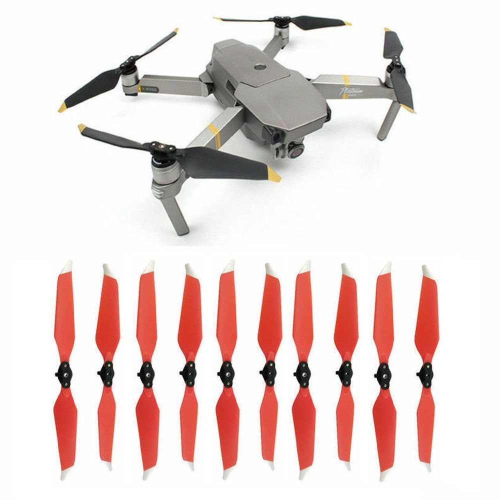 Low-Noise Quick-Release Red Propellers 8331F For DJI Mavic PRO Platinum Drone