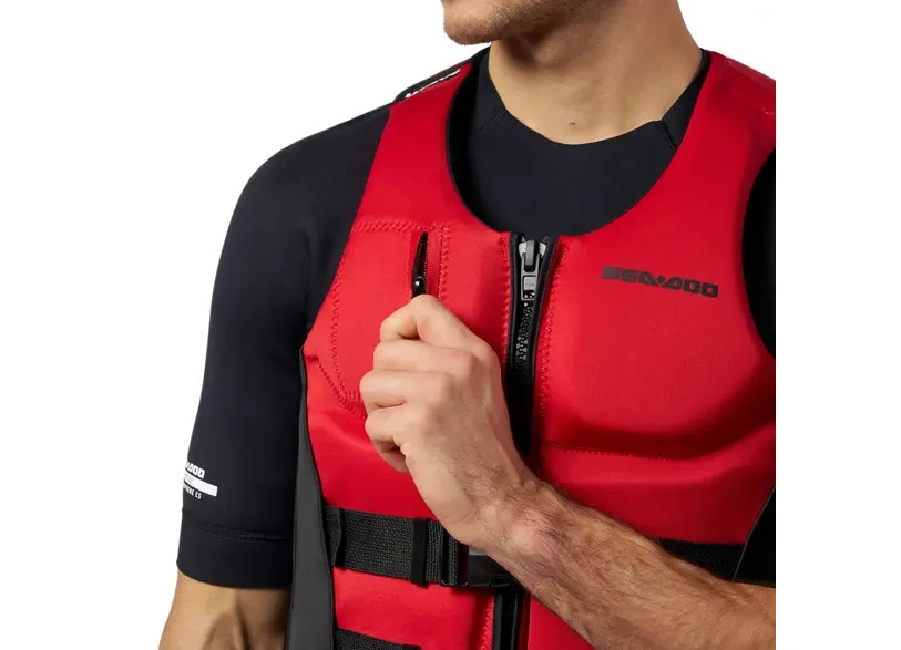 SEA-DOO UNISEX WAVE PFD/LIFE JACKET (RED)