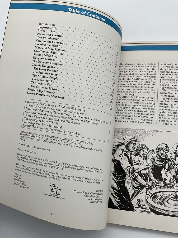 [AD&D] DMGR1 Campaign Sourcebook and Catacomb Guide (1990) VG