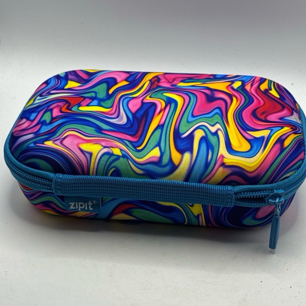 Zipit Multi-Colored Swirl Pencil Case