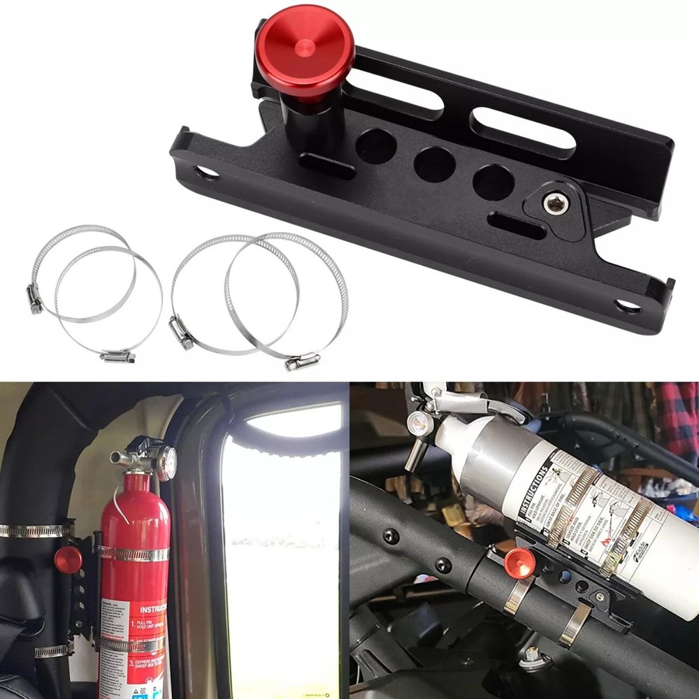 Quick Release Fire Extinguisher Mount Bracket Holder Roll Bar Mount