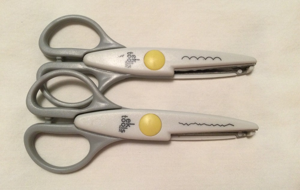 Lot Of 7 EK Tools Decorative Scissors