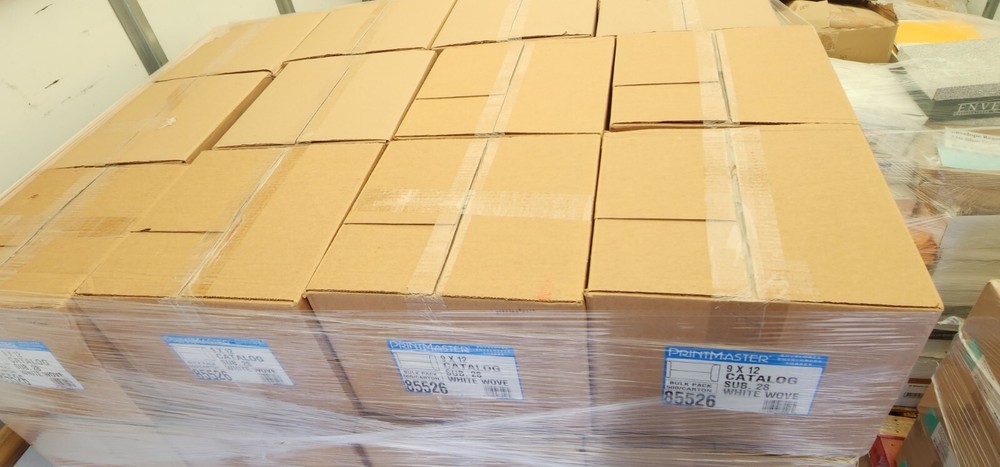 New Printmaster #85526 Catalog Envelope, Plain, 28Lb, 9"x12", White 500 Per Box