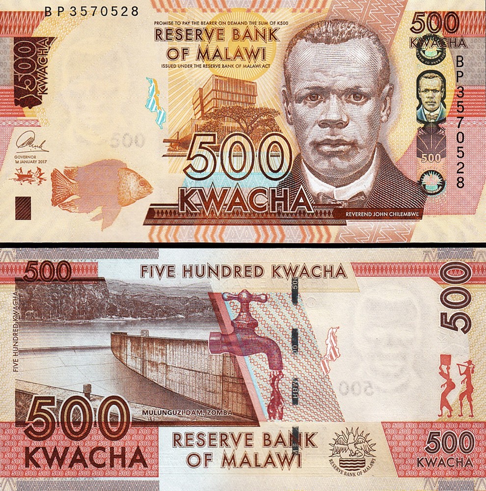 Malawi 500 Kwacha 2017, UNC, P-66b