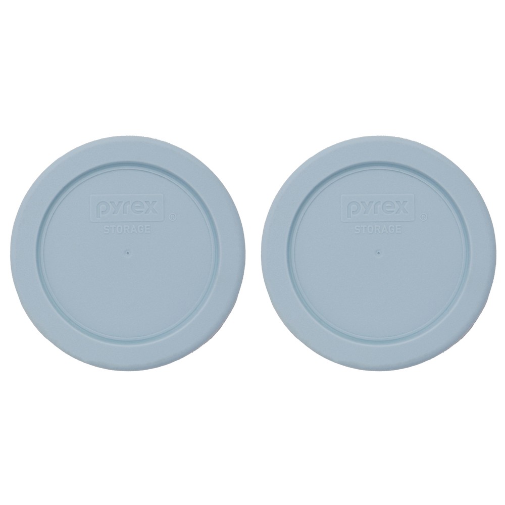 Pyrex 7202-PC 1 Cup Crystal Blue Lid (2-Pack)