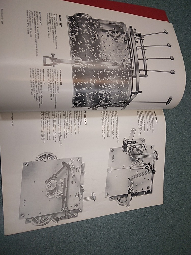 Vintage KIENINGER Clock Catalog