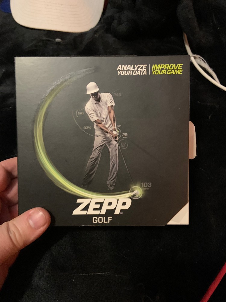 Zepp Golf 1st Gen Swing Analyzer Full Kit Box Sensor Mount Charger