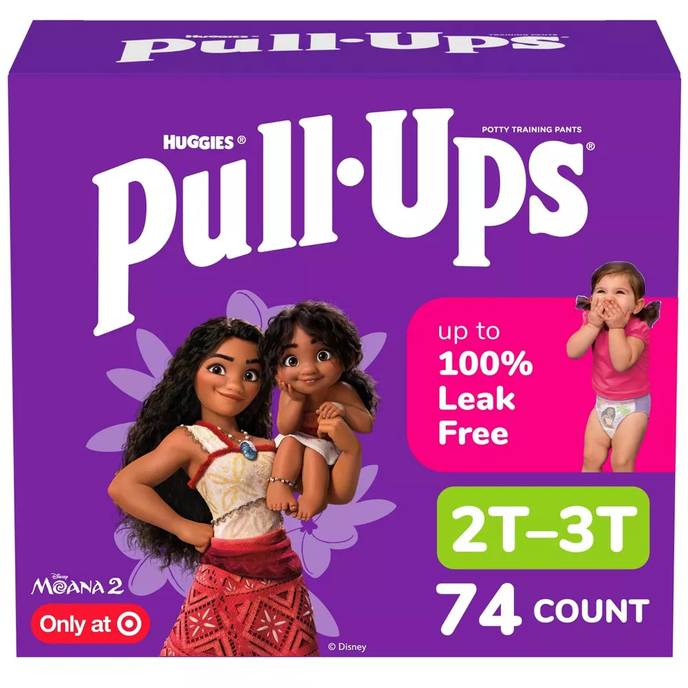 Pull-Ups Girls' Learning Designs Training Pants Econ+ Pack - Size 2T-3T -