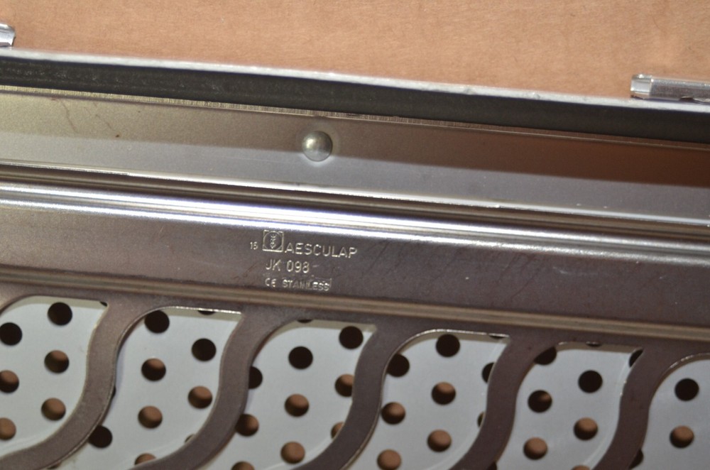 Aesculap JK174 Sterilization Tray Case Box | Size 11"x5"x2"