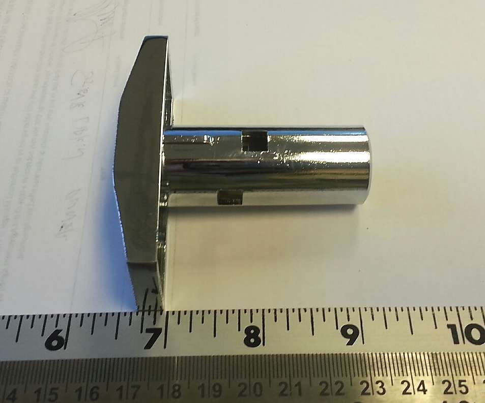Vending machine T handle lock assembly w/ plug lock & 2 keys - New