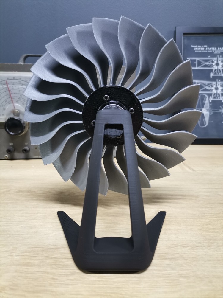 Jet Engine Turbo Fan Desk Decor
