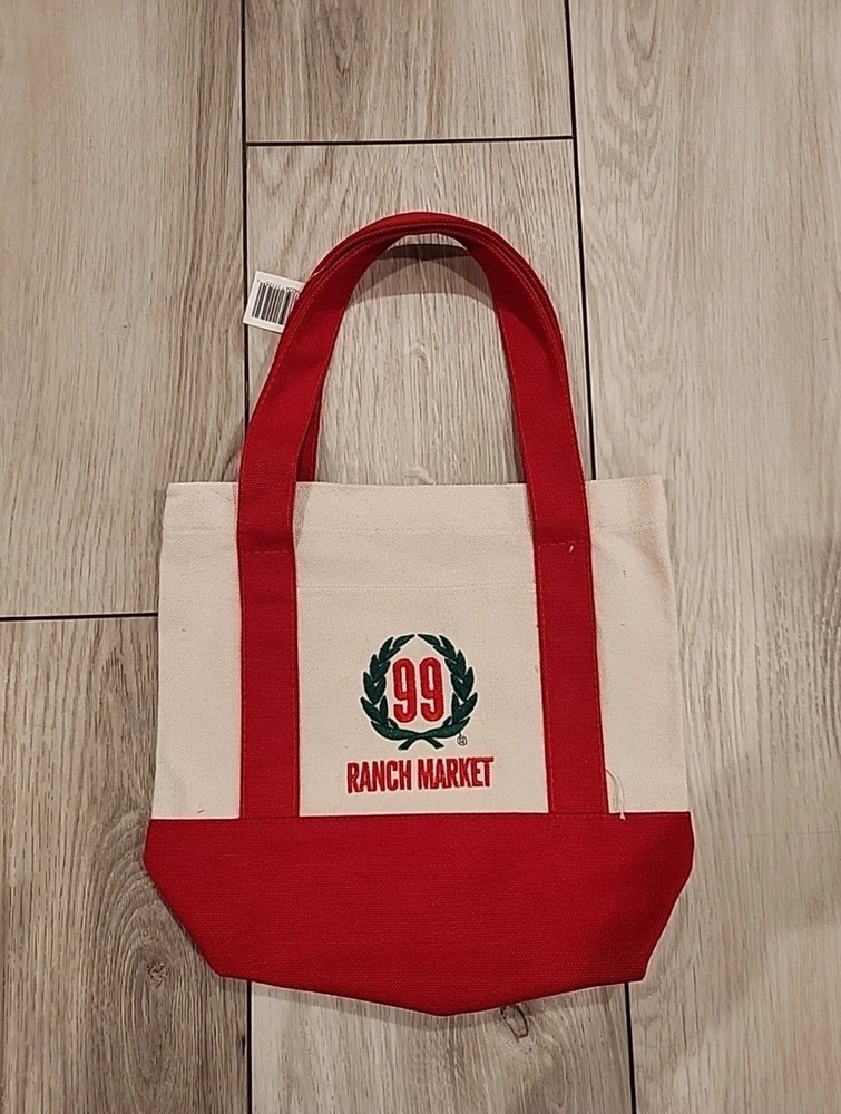 Authentic 99 Ranch Mini Canvas Tote Red