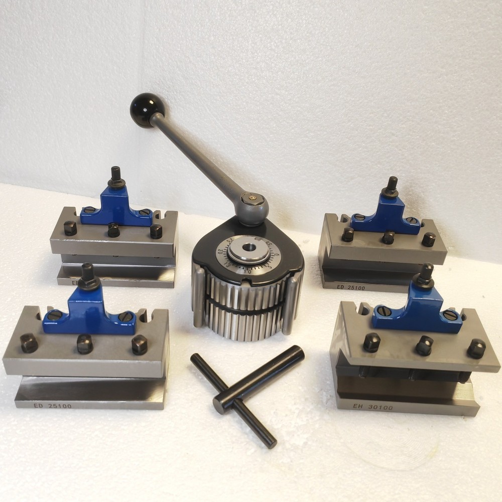 Fine Ground Multifix E Quick Change Tool Post with ED25100 EH30100 Holders