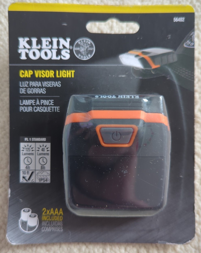 Klein Tools Cap Visor LED Light 56402 - New
